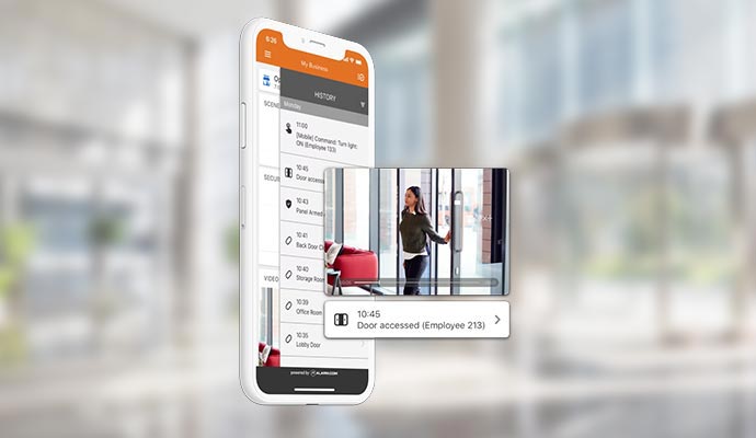 Mobile access control history