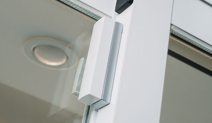 An installed glass break detector system