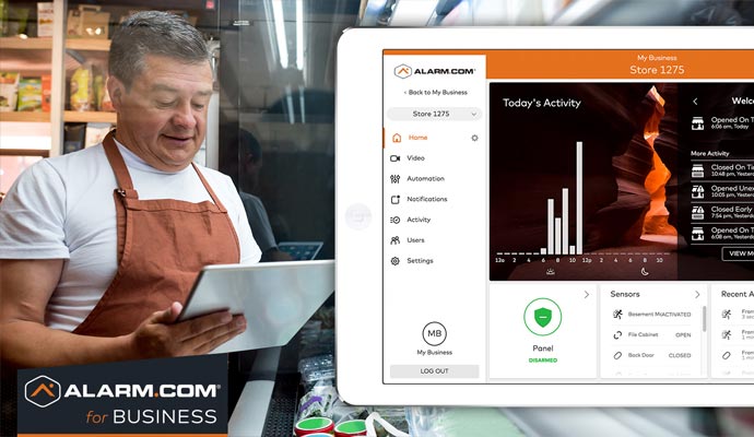 Business analytics dashboard displayed on a screen