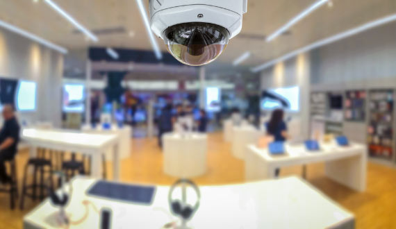 Security system installed at a Commercial Zone