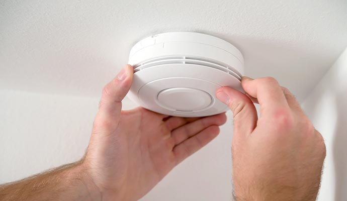 Carbon monoxide detector installation service