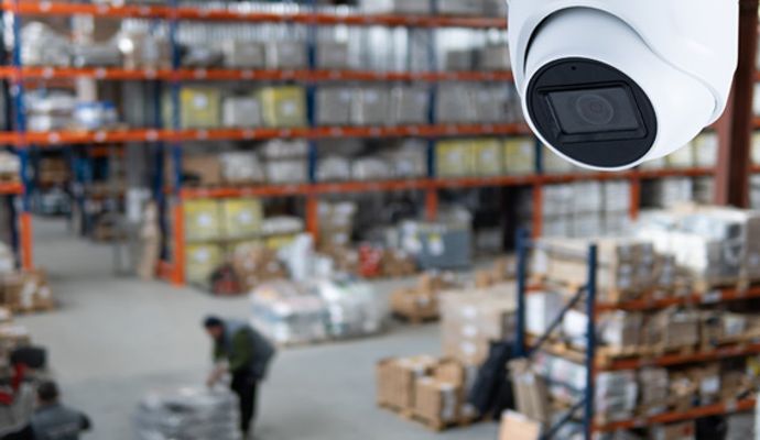 Hidden security camera installation