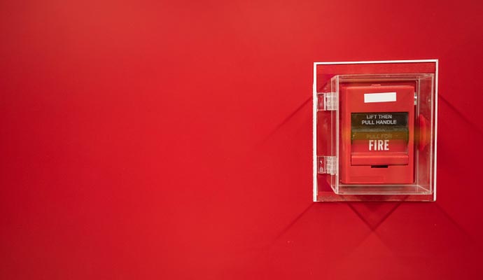 installed fire alarm device