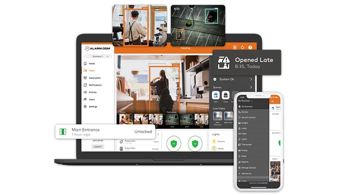 Live video tracking interfaces
