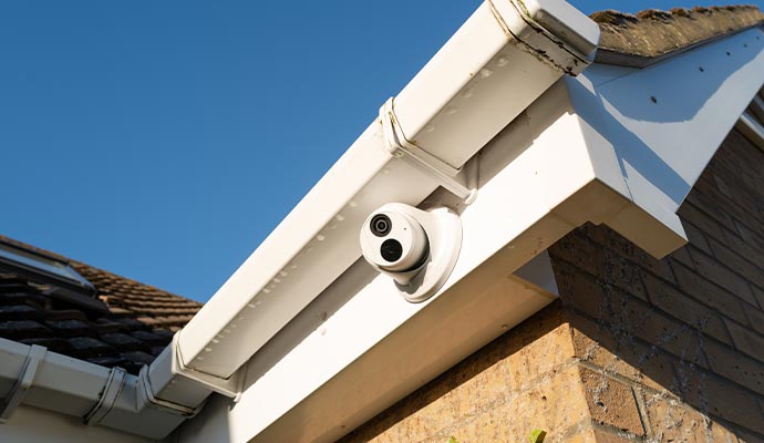 Outdoor home security camera