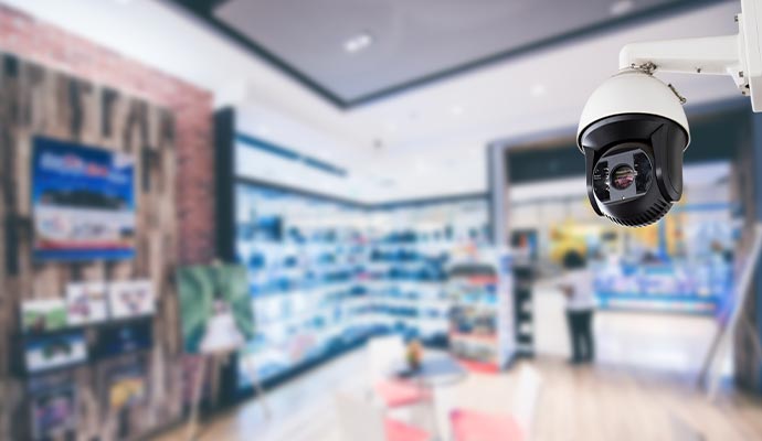 Retail store ptz security camera