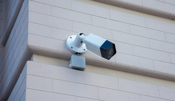 Wall security camera
