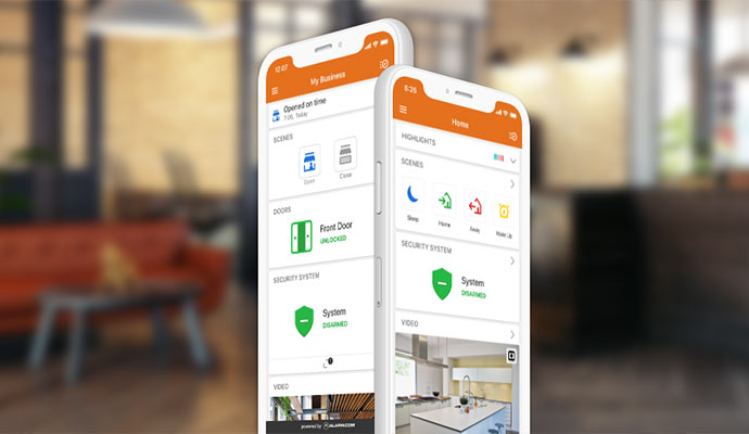 Smart app security login interface
