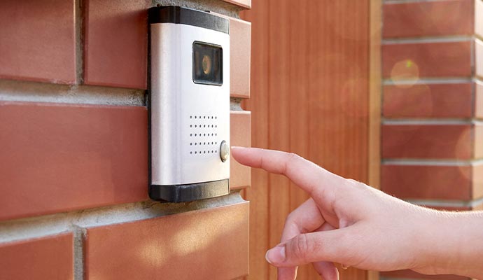 Smart doorbell installation service