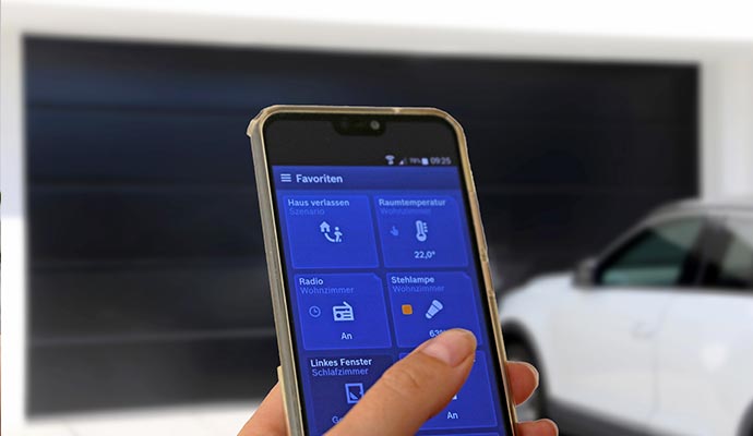 Smart garage door openers