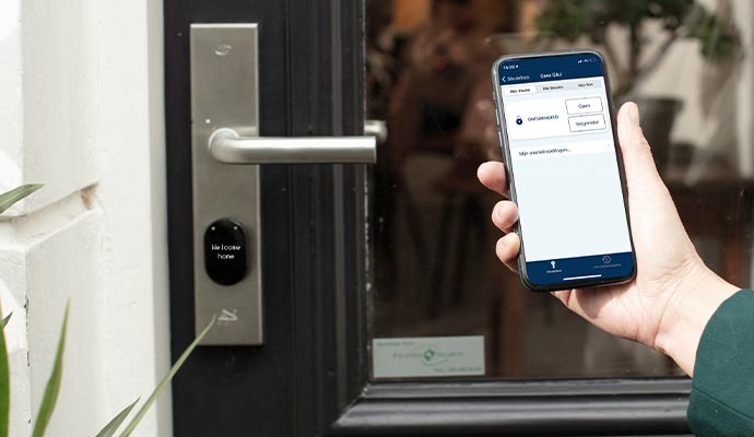 Smart lock installation for smart home