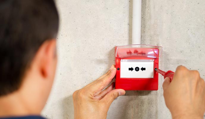 installing fire alarm in Walker