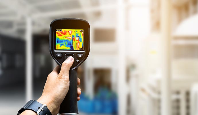 technician use thermal camera in Baton Rouge & Gonzales, LA